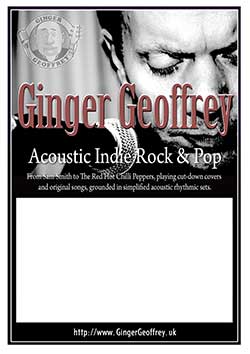 Ginger Geoffrey Performance Poster