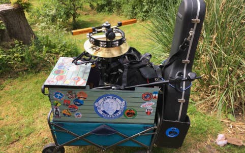 2nd custom  busking / gig trolly