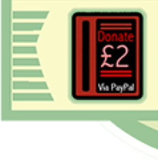&pound;2 donation button