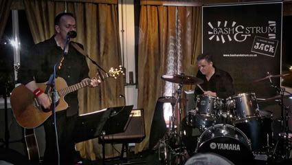 Bash and Strum plyaing a 70th Birthbay Party in Acton Trussel